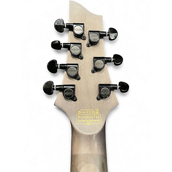 Used Schecter Guitar Research OMEN ELITE 7-STRING Charcoal Solid Body Electric Guitar