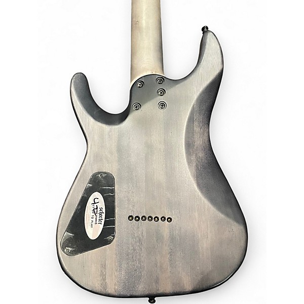 Used Schecter Guitar Research OMEN ELITE 7-STRING Charcoal Solid Body Electric Guitar
