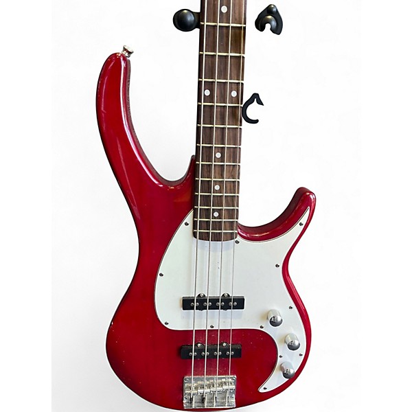 Used Peavey MILESTONE BXP Red Electric Bass Guitar