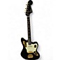Used 2022 Fender JAGUAR 60'S Black and Gold Solid Body Electric Guitar thumbnail