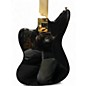 Used 2022 Fender JAGUAR 60'S Black and Gold Solid Body Electric Guitar