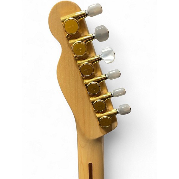 Used 2015 Fender TELE THINLINE SUPER DLX Olympic White Hollow Body Electric Guitar