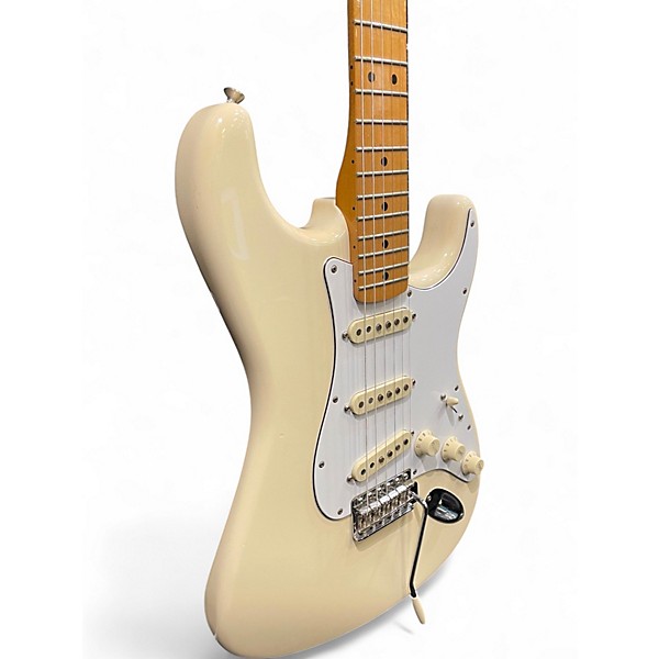 Used Fender Jimi Hendrix Stratocaster Olympic White Solid Body Electric Guitar