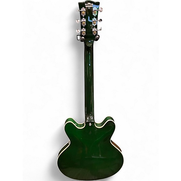 Used VOX Bobcat Italian Green Hollow Body Electric Guitar