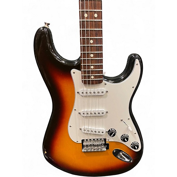 Used Fender Standard Stratocaster 3 Color Sunburst Solid Body Electric Guitar
