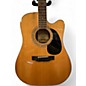 Used Zager ZAD 50CE Natural Acoustic Electric Guitar