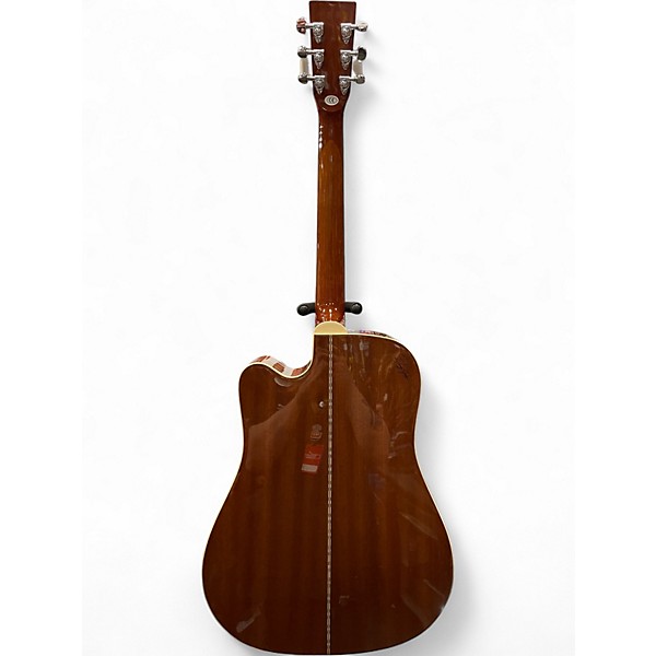 Used Zager ZAD 50CE Natural Acoustic Electric Guitar
