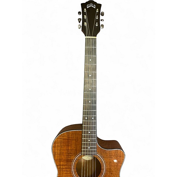 Used Guild OM-260CE Deluxe Blackwood Mahogany Acoustic Guitar