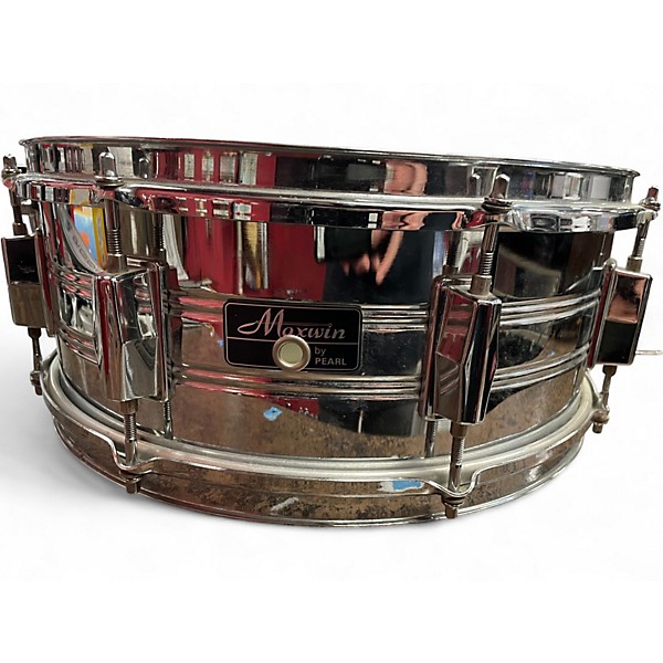 Used Maxwin 14in Steel Snare Chrome Drum