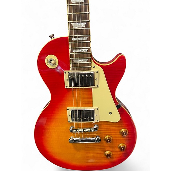 Used Epiphone LES PAUL Cherry Sunburst Solid Body Electric Guitar