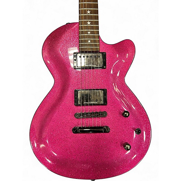 Used Daisy Rock Rock Candy Special PINK SPARKLE Solid Body Electric Guitar