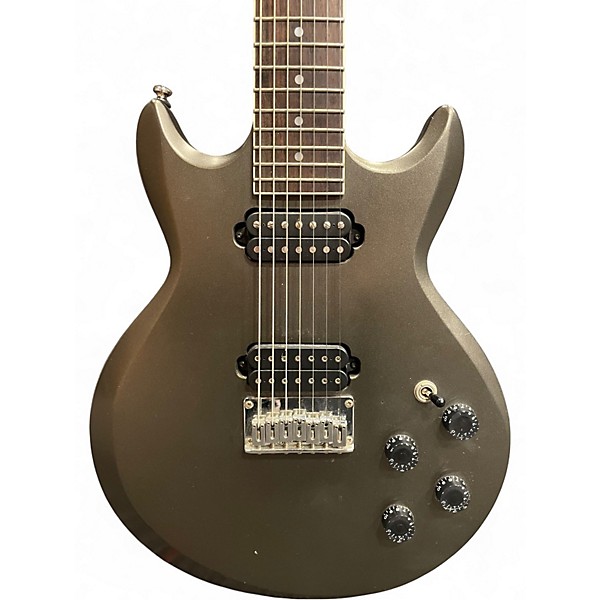 Used Ibanez AX7221 7-String Pewter Grey Solid Body Electric Guitar