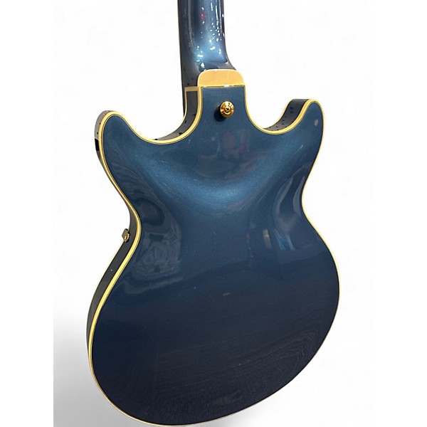 Used Ibanez AMH90 Blue Hollow Body Electric Guitar