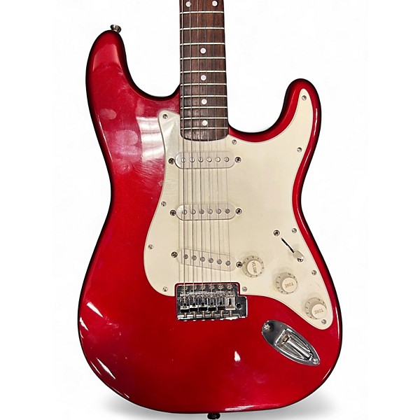 Used Squier Affinity Stratocaster Red Solid Body Electric Guitar