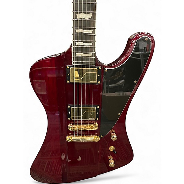 Used ESP LTD DELUXE PHOENIX 1000 TRANSPARENT CHERRY Solid Body Electric Guitar