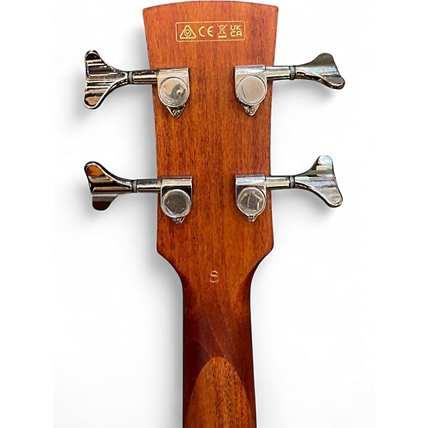 Used Ibanez PNB14E Open Natural Acoustic Bass Guitar