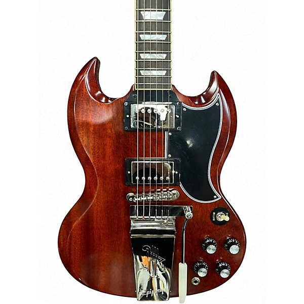 Used Epiphone 1964 SG Standard with Maestro Vibrola Reissue Cherry Solid Body Electric Guitar