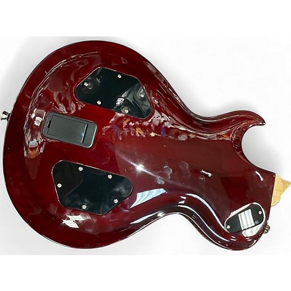 Used Dean Zelinsky Lavoce Custom Quilt Wine Red Solid Body Electric Guitar