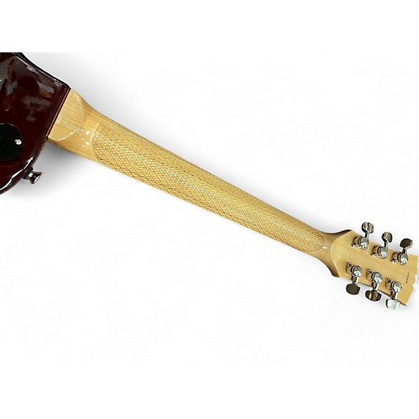 Used Dean Zelinsky Lavoce Custom Quilt Wine Red Solid Body Electric Guitar