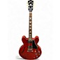 Used Gibson ES335 Cherry Hollow Body Electric Guitar