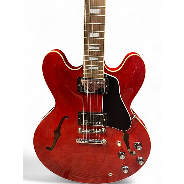 Used Gibson ES335 Cherry Hollow Body Electric Guitar