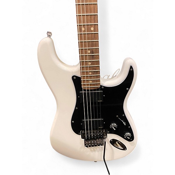 Used Squier Contemporary Stratocaster HH Olympic White Solid Body Electric Guitar