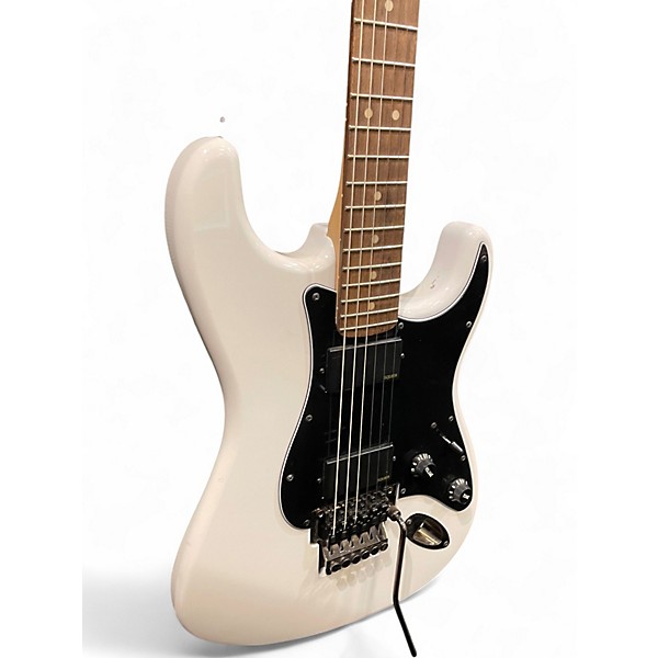 Used Squier Contemporary Stratocaster HH Olympic White Solid Body Electric Guitar