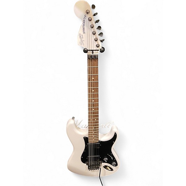 Used Squier Contemporary Stratocaster HH Olympic White Solid Body Electric Guitar