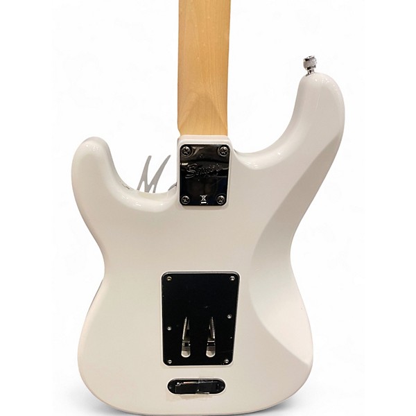 Used Squier Contemporary Stratocaster HH Olympic White Solid Body Electric Guitar