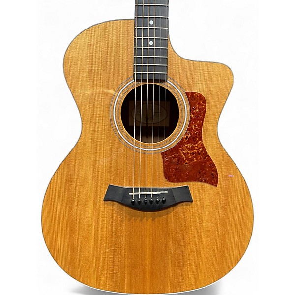 Used Taylor 214CE Natural Acoustic Electric Guitar