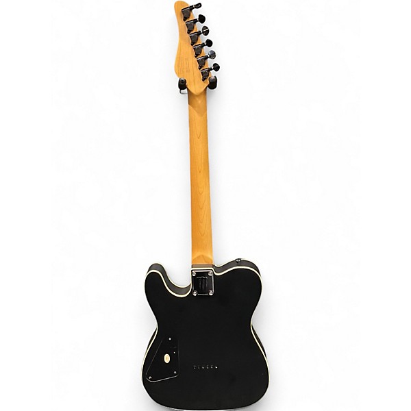 Used Schecter Guitar Research Diamond Series PT Flat Black Solid Body Electric Guitar