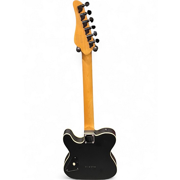 Used Schecter Guitar Research Diamond Series PT Flat Black Solid Body Electric Guitar