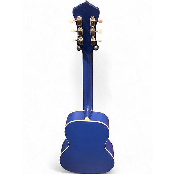 Used Recording King dirty 30's Resonator Metallic Blue Acoustic Electric Guitar