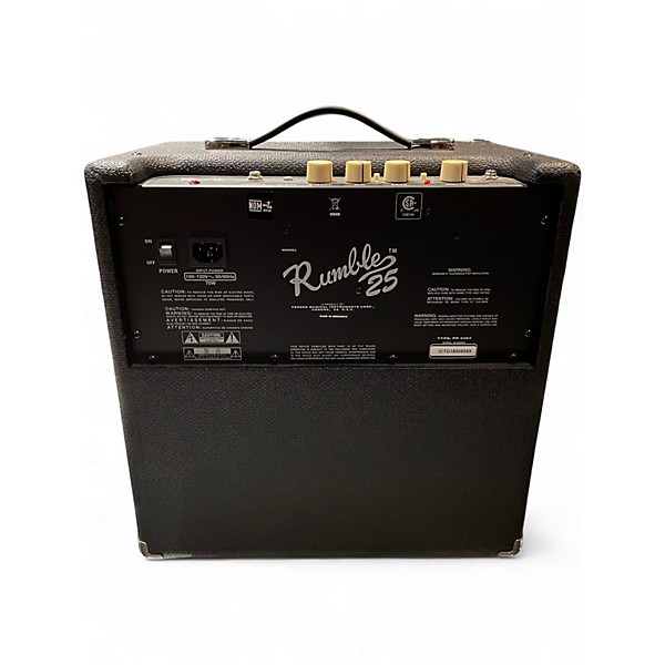 Used Fender Rumble 25 25W 1x8 Bass Combo Amp