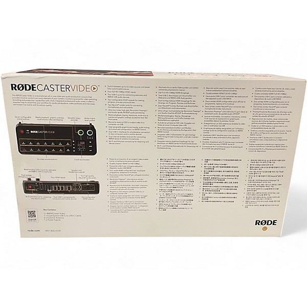 Used RODE RODECASTER VIDEO Unpowered Mixer