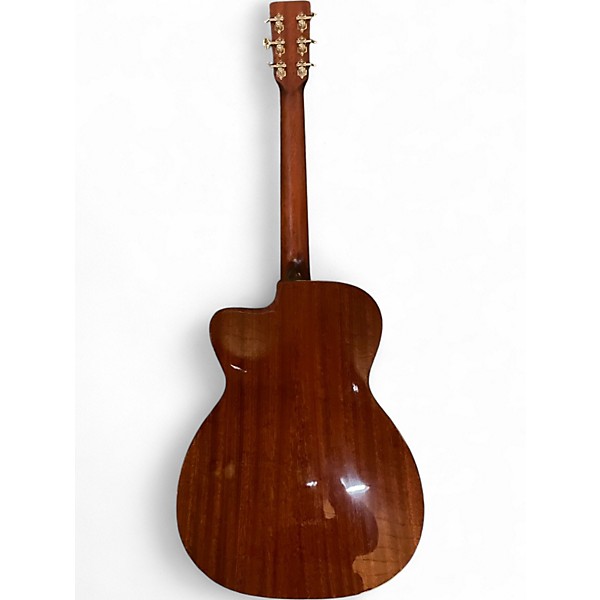 Used Eastman E1OMCE-DLX Natural Acoustic Electric Guitar