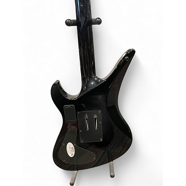 Used Schecter Guitar Research Synyster Gates Signature Custom S Black and Silver Solid Body Electric Guitar