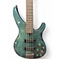 Used Yamaha TRBX604 Trans Blue Electric Bass Guitar