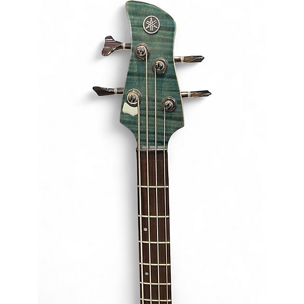 Used Yamaha TRBX604 Trans Blue Electric Bass Guitar