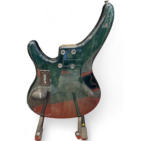 Used Yamaha TRBX604 Trans Blue Electric Bass Guitar