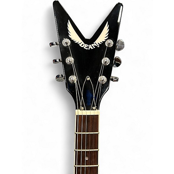 Used Dean 79 Series V Trans Blue Solid Body Electric Guitar