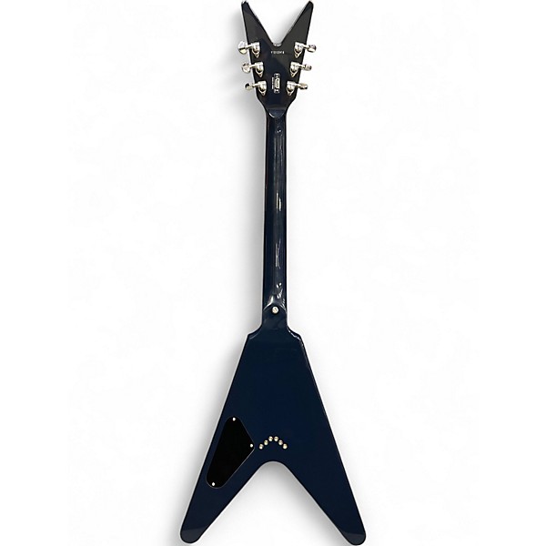 Used Dean 79 Series V Trans Blue Solid Body Electric Guitar