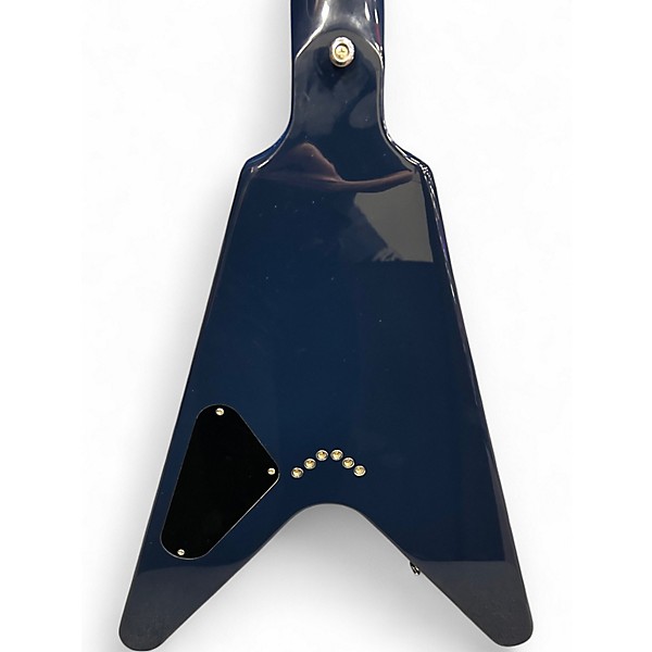 Used Dean 79 Series V Trans Blue Solid Body Electric Guitar