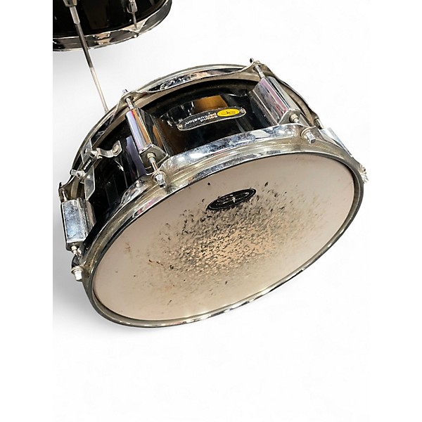 Used Sound Percussion Labs 4 Piece SP  Black Drum Kit
