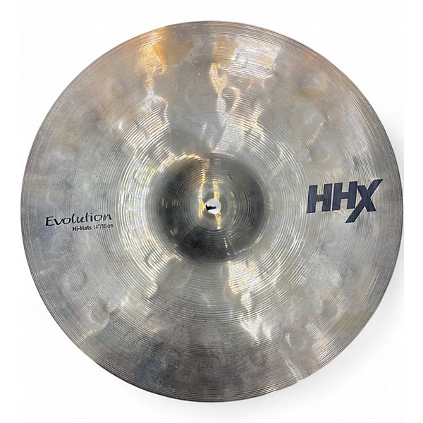 Used SABIAN 14in HHX Evolution Hi Hat Pair Cymbal