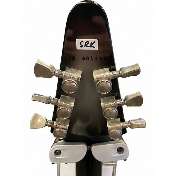 Used Gibson Custom Shop M2M Flying V Silverburst Solid Body Electric Guitar