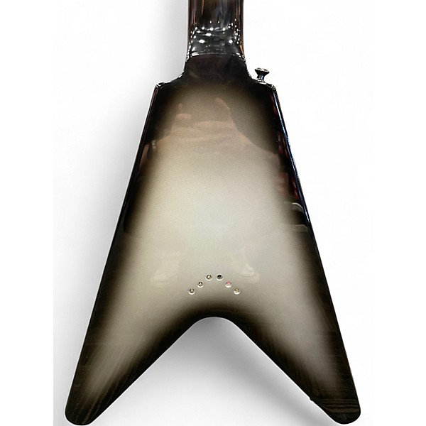 Used Gibson Custom Shop M2M Flying V Silverburst Solid Body Electric Guitar