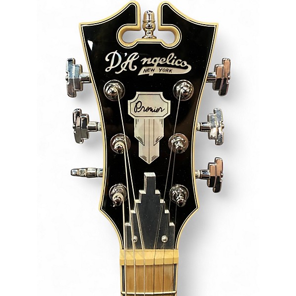 Used D'Angelico Premier Series Black Solid Body Electric Guitar