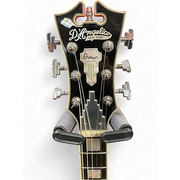 Used D'Angelico premier mini dc Fiesta Red Hollow Body Electric Guitar