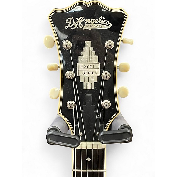 Used D'Angelico EXCEL MINI DC TOUR Black Hollow Body Electric Guitar